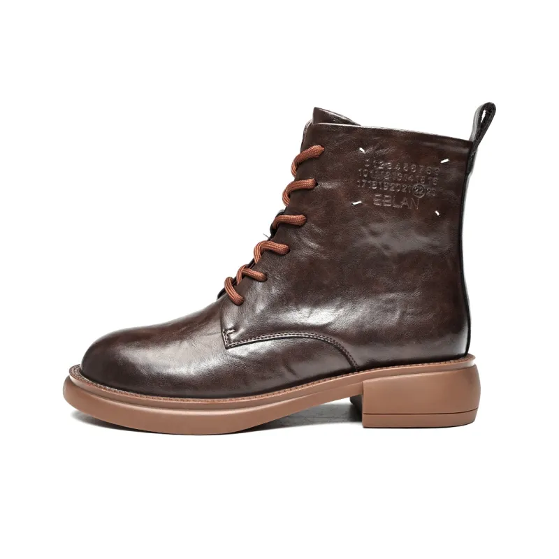 EBLAN Ankle Boots Women's Brown-0