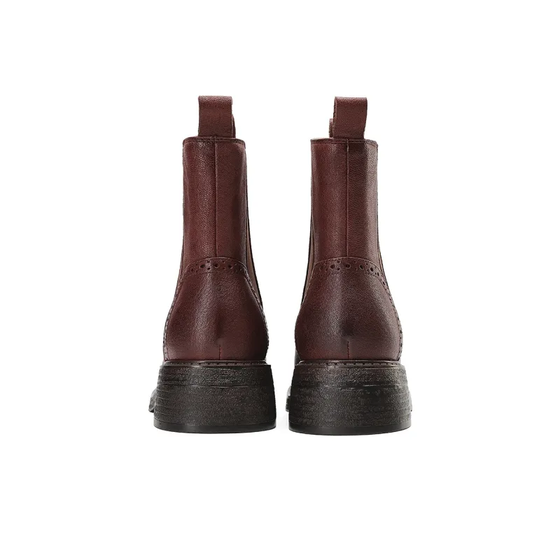 BOSSSUNWEN Short Chelsea Boots 4.5cm Women's-9