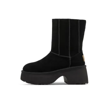 C°BANNER Warm Slip Resistant 18cm Snow Boots Women's Black