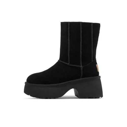 C°BANNER Warm Slip Resistant 18cm Snow Boots Women's Black
