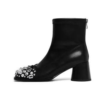 CAMEIDO Ankle Boots 6cm Women's Black
