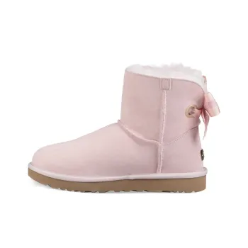 UGG Customizable Bailey Bow Mini Boot Snow Boots Pink Women's