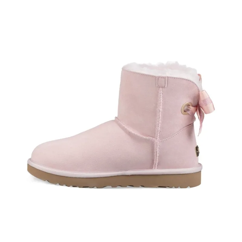 UGG Customizable Bailey Bow Mini Boot Snow Boots Pink Women's-0