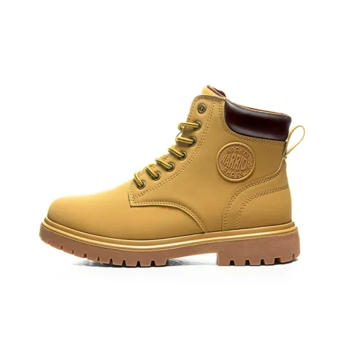 Warrior British Style Yellow Boots Crew Martin Boot Men
s Brown Yellow