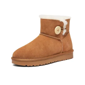 WEISHIBANGWEI Warm Wear Resistant Cushioning Slip Resistant Short Snow Boots Women's