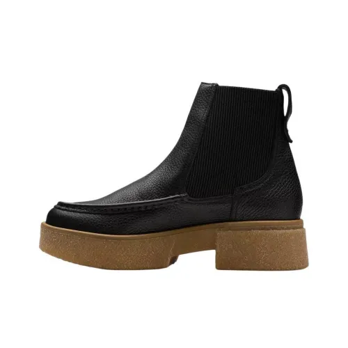 Clarks Linoso Short Chelsea Boots Women's Black