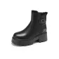 Black Thickened Fleece Edge