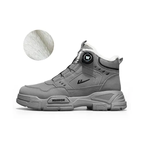 Warrior Short Mid Calf Martin Boot Unisex Gray