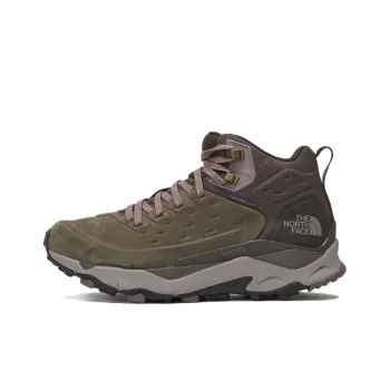 THE NORTH FACE Vectiv Exploris Anti Slip Wear Resistant Mid Top Hiking Shoes Women's Brown