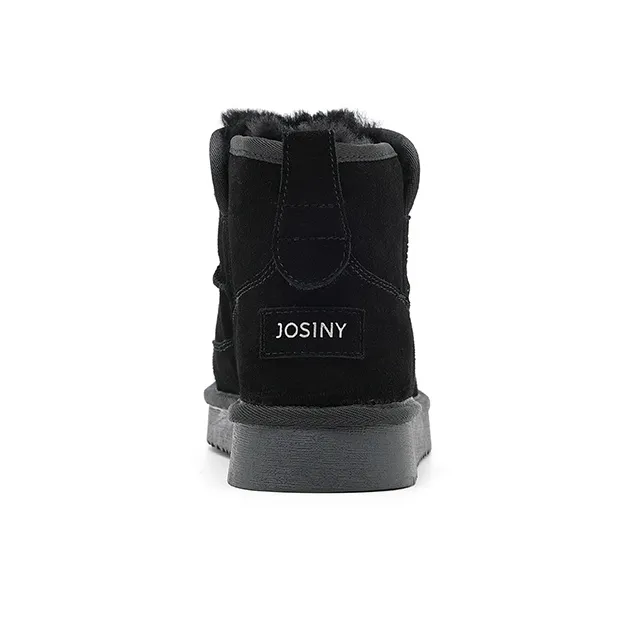 JOSINY Warm Wear-Resistant Height Increasing Slip-Resistant Short Snow Boots Men's-10