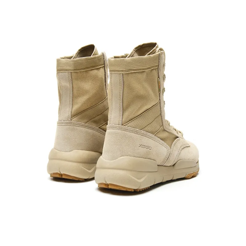 XIANGGUAN Warm Wear Resistant Cushioning Crew Outdoor Boots Unisex Sand-4