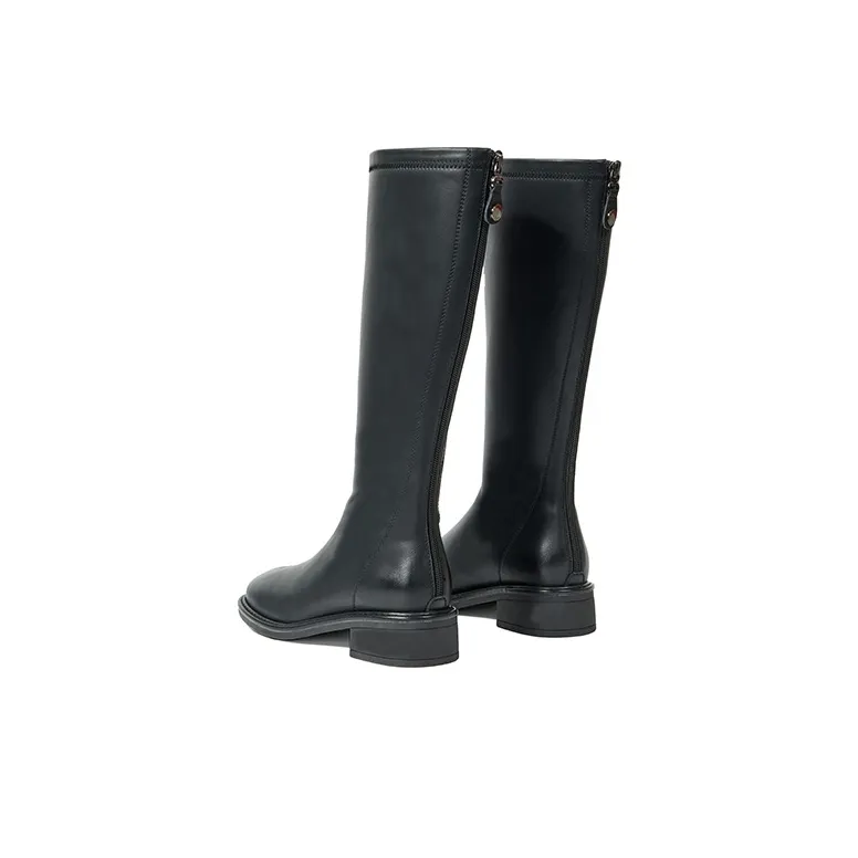 PT'SON Knee high Boots 4cm Women's-22