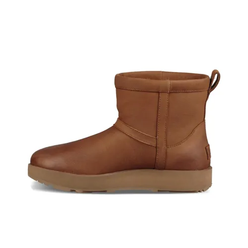 UGG Classic Mini Leather Waterproof 'Chestnut' Women's