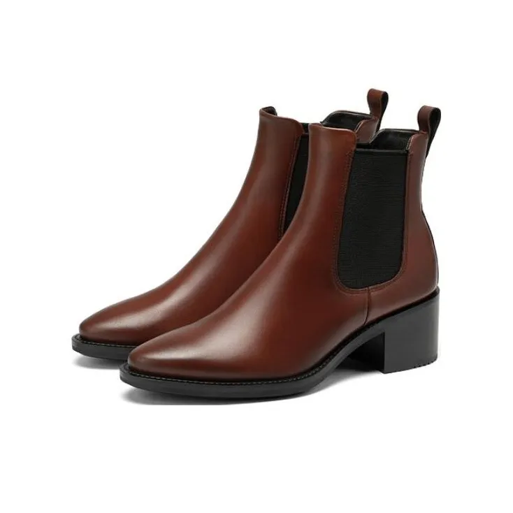 Ecco Shaping Collection Short Chelsea Boots Women's Brown-2