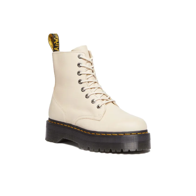 Dr.Martens Jadon Iii Pisa Leather Platform Boots 'Parchment Beige'-1