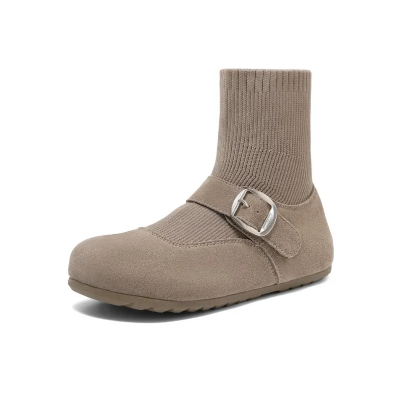 BELLE Ankle Boots 3cm Women's Gray-12