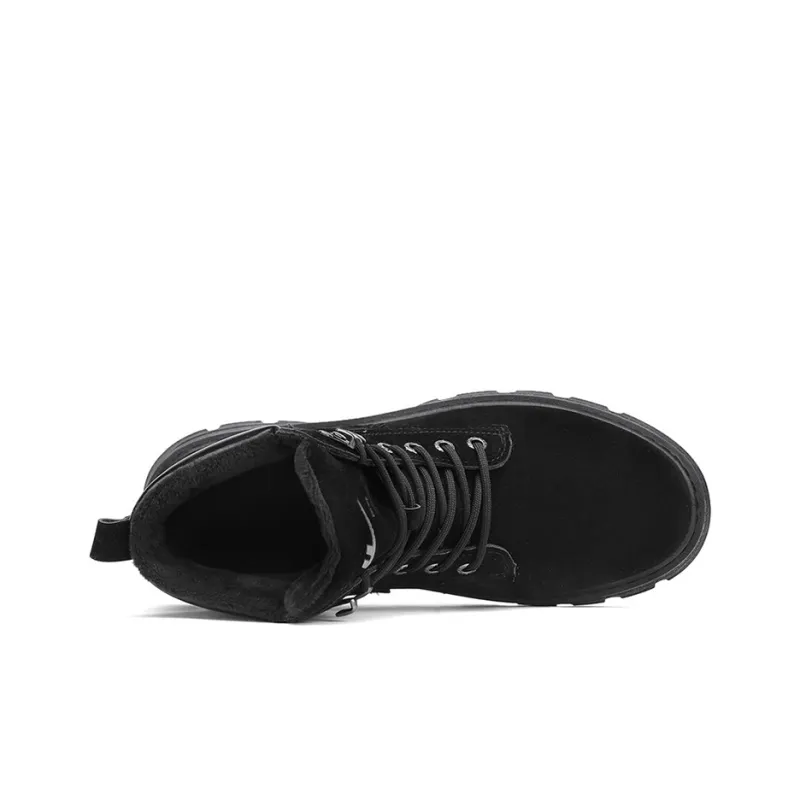 Warrior Short Mid Calf Martin Boot Men's Black-2