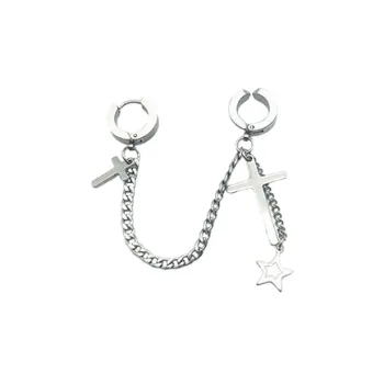 Muyan Titanium Steel Clip On Earrings Unisex