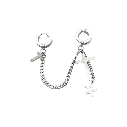 Muyan Titanium Steel Clip On Earrings Unisex
