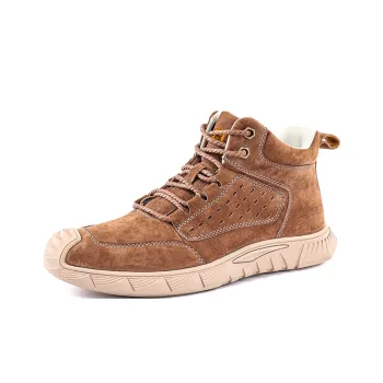 LAORENTOU Ankle Boots Men's Coffee