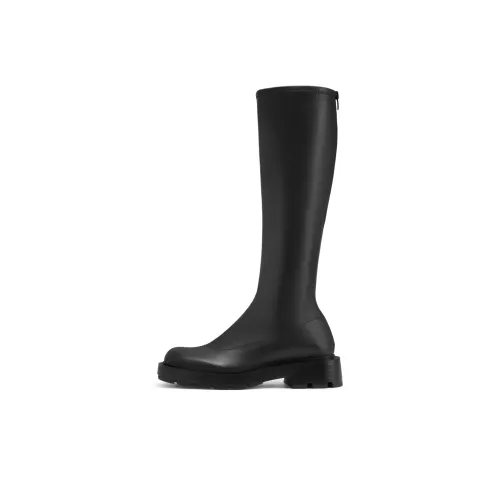 CHARLES&KEITH Small CK Knee-high Boots 4cm Women's Black/Pink White