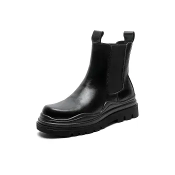 YEDANI Crew Chelsea Boots Men's Black