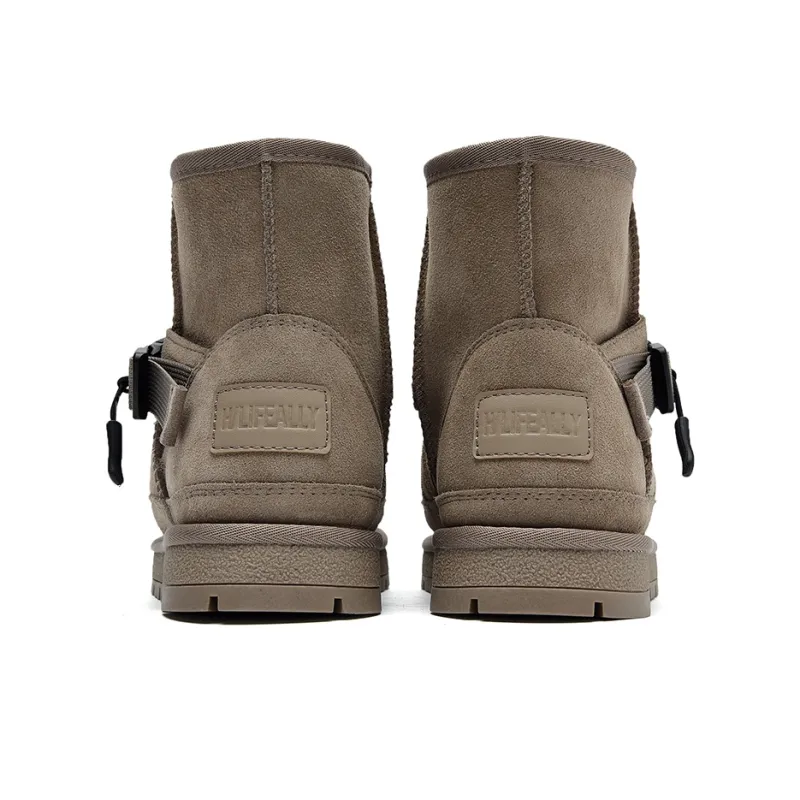 HLA Warm And Wear-Resistant Short Snow Boots Men's-3