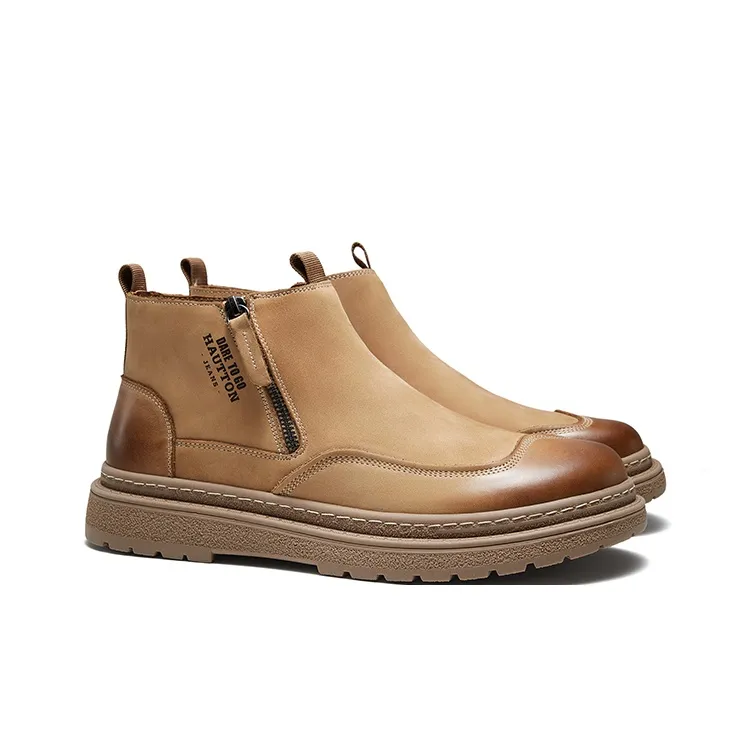 Hautton Jeans Short Chelsea Boots Men's-3
