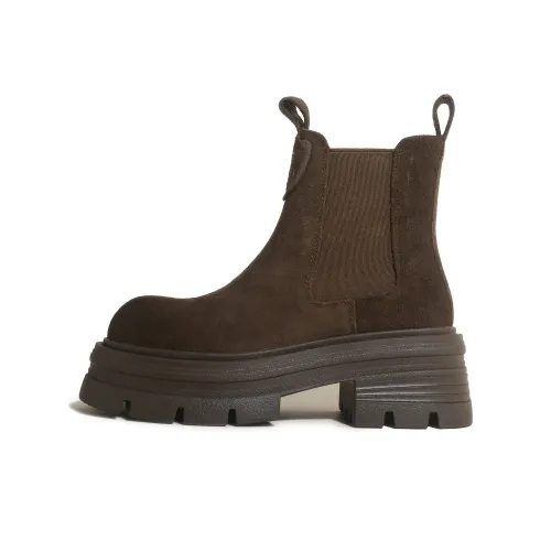 CHENTER KATER Ankle Boots Slip on Chelsea Boots Women's
