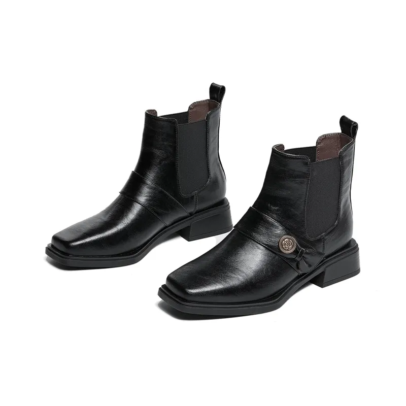 ST&SAT Short Chelsea Boots 3.5CM Women's-3