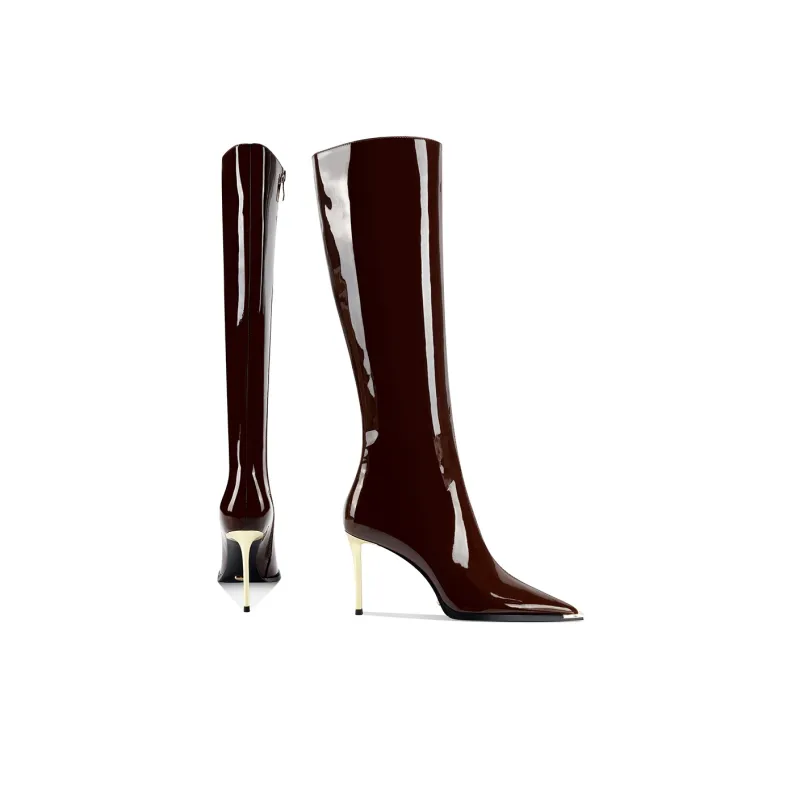 Shesrim Knee-high Boots 8.5cm Women's-7