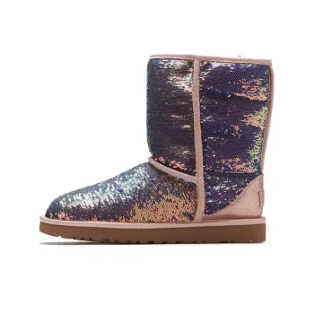 UGG Classic Short Cosmos Sequin Rose Gold Women's