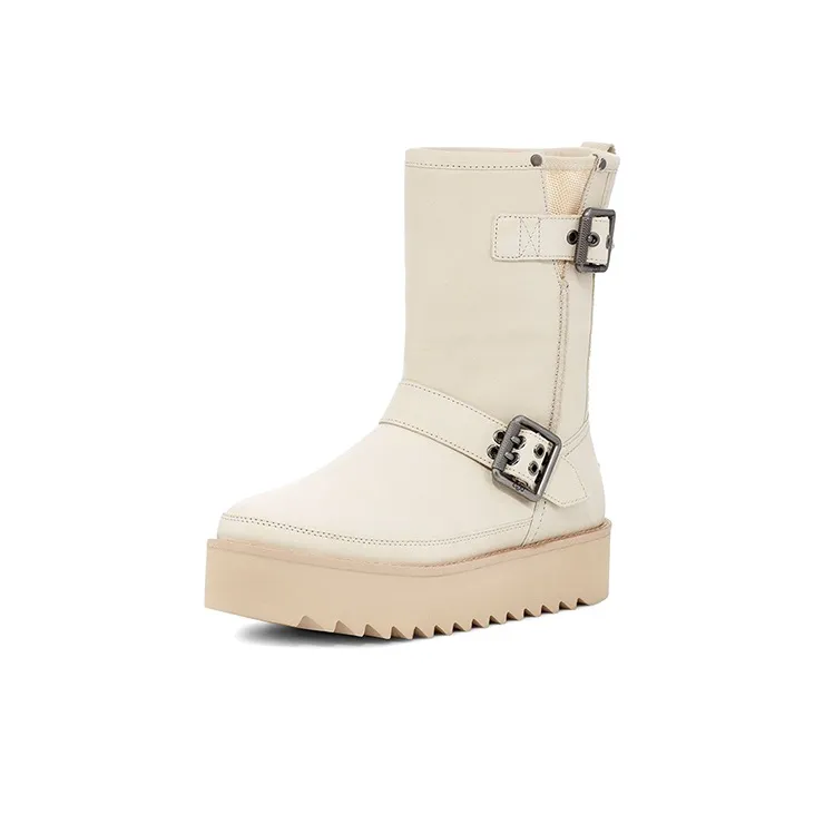 UGG Classic Rebel Biker Short Boot 'Bone' Women's-2