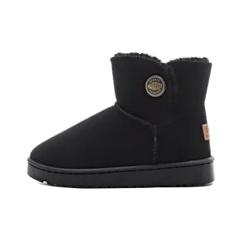 Warrior Warm Slip Resistant Coverage Short Snow Boots Women's Black