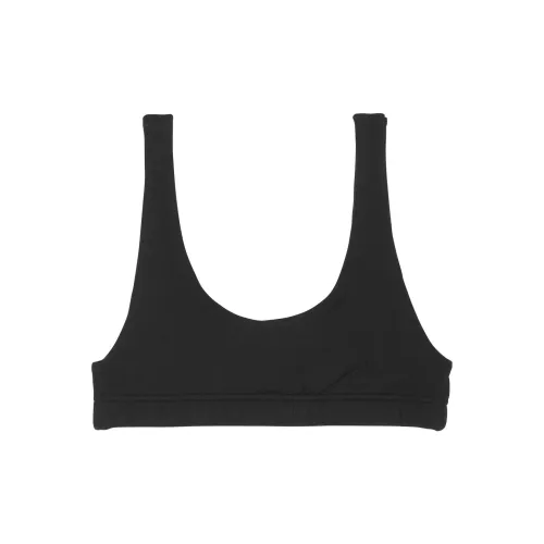 Victoria's Secret Brushed Modal Fleece t-shirt Bralette / BLACK Bra Women's Black
