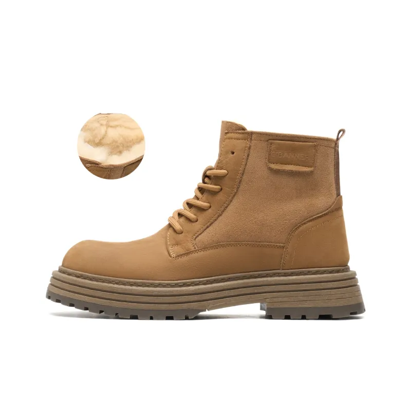 C°BANNER Short Martin Boot Men's Yellow Brown-0