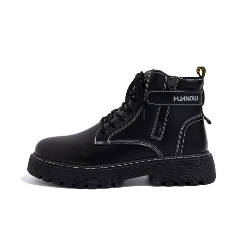 HUANQIU Short Martin Boot Men's Black