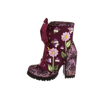 IRREGULAR CHOICE Ankle Boots 10.5cm Women's Purple
