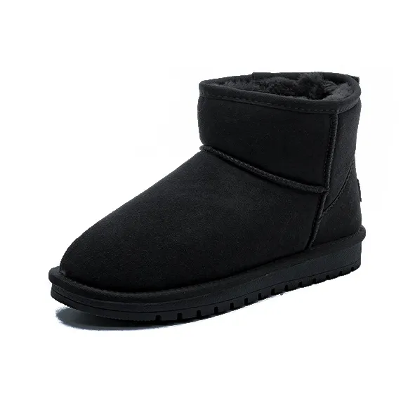 Warrior Short Snow Boots Unisex Black-1