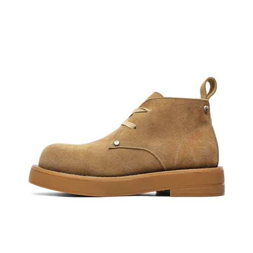 Chi Wolf Ankle Boots Men's Yellow