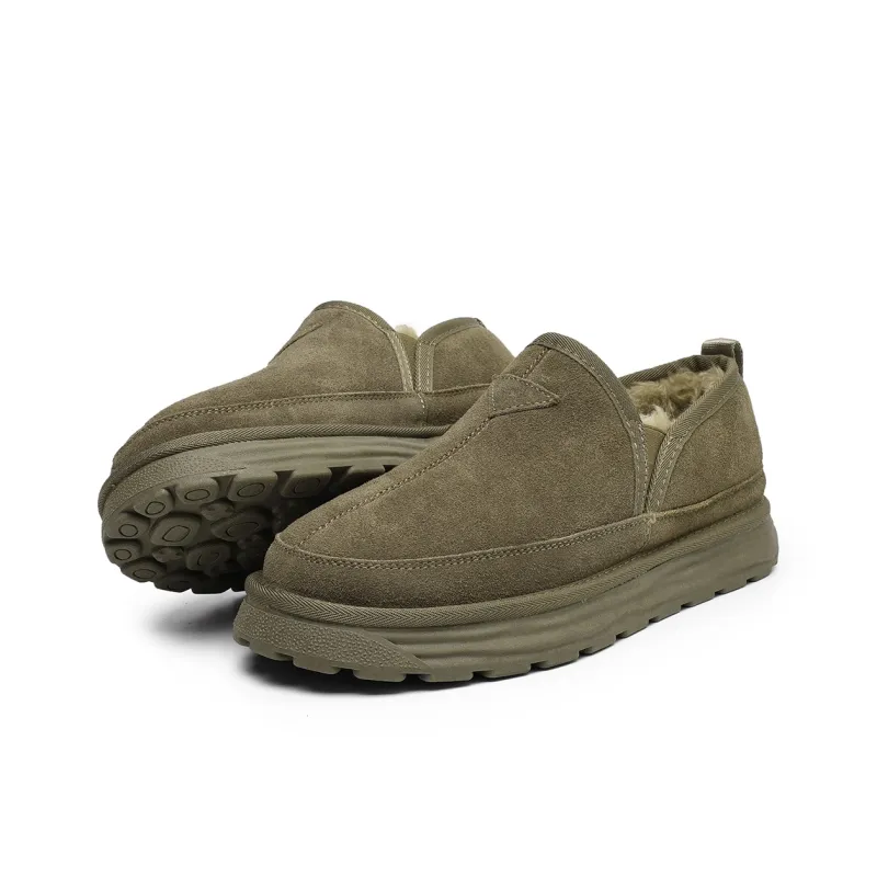 FAPAI Cushioned Slip Resistant Coverage Warm Short Snow Boots Men's-7