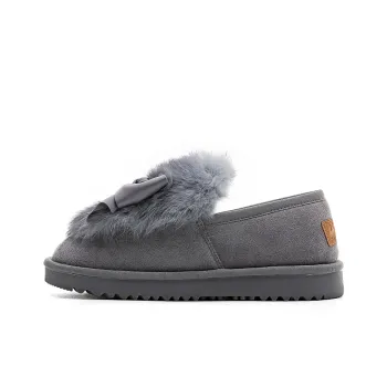 Warrior Warrior Warm Wear Resistant Slip Resistant Short Snow Boots Women's Gray