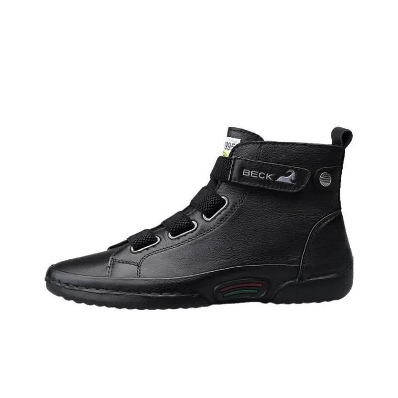 BECK Ankle Boots Women's Ecru, Black-5