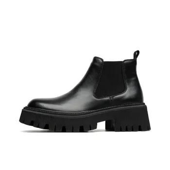GZZ Chelsea Boots Men Black