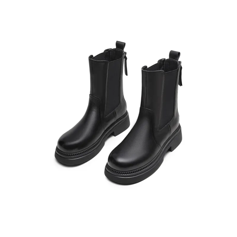 RED DRAGONFLY Chelsea Boots Medium Heel Women's-2