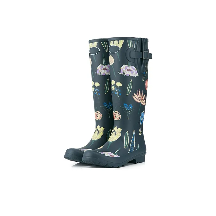 JOYCORN Outdoor Boots Women's Navy Blue-1