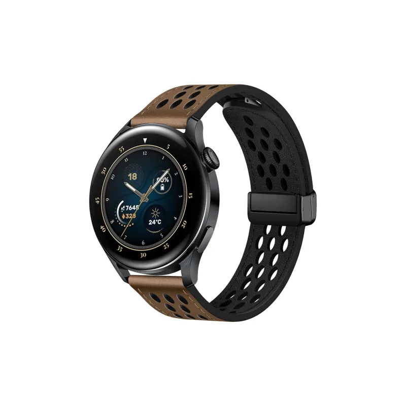 CHRROTA Watch Band Huawei Compatibility Leather-1