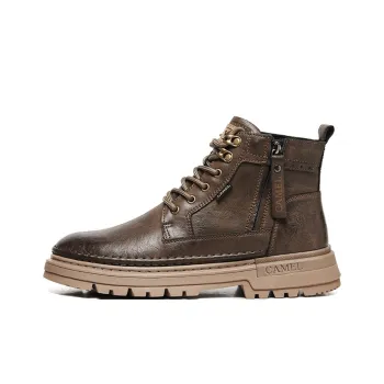 CAMEL Martin Boots Men Khaki/Black
