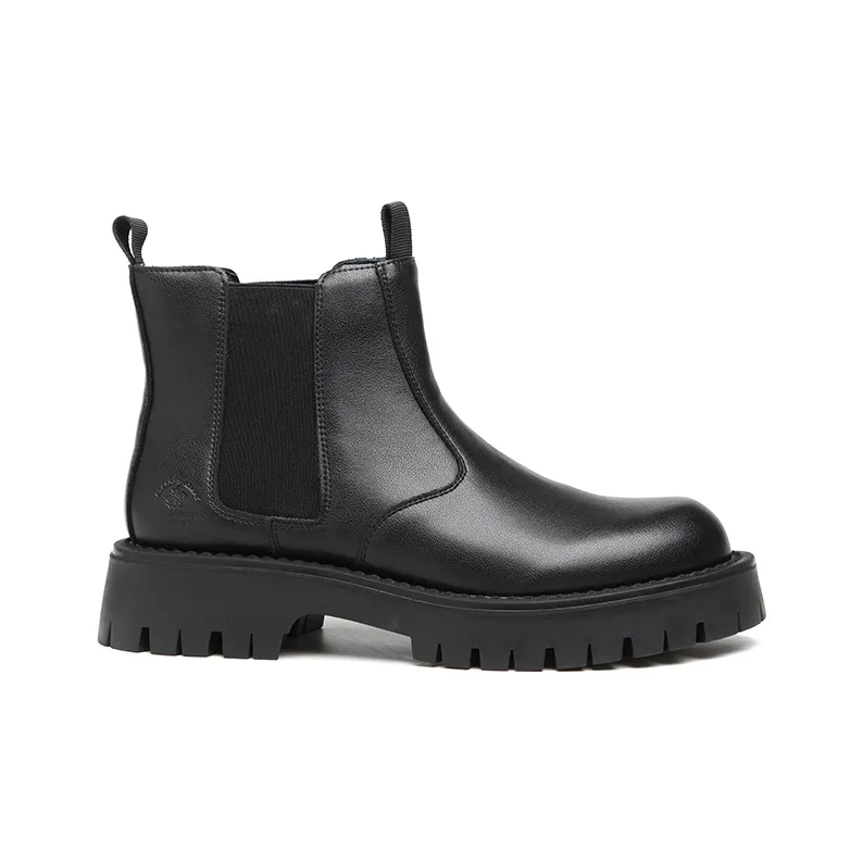 SANTA BARBARA POLO & RACQUET CLUB Crew Chelsea Boots Men's Black-2