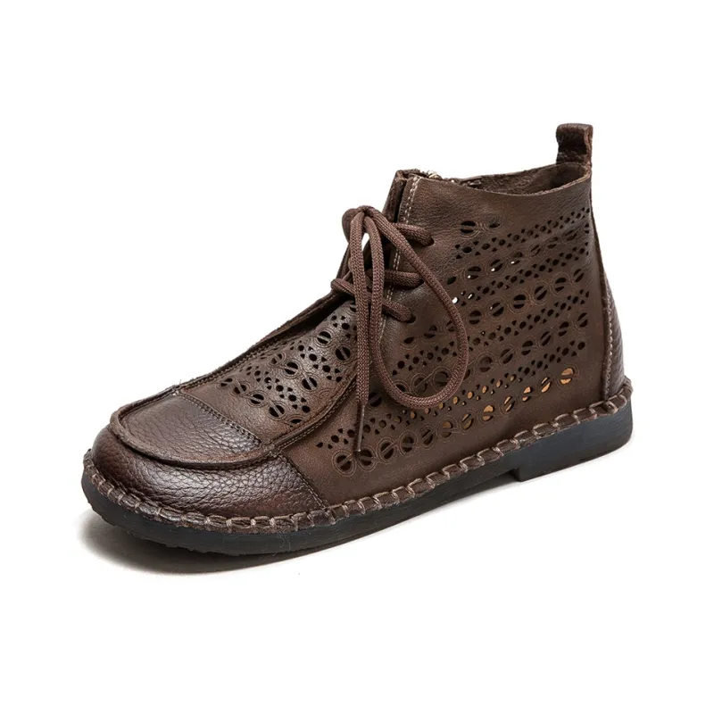 Jay Ankle Boots Women's Brown/Red/Beige-1